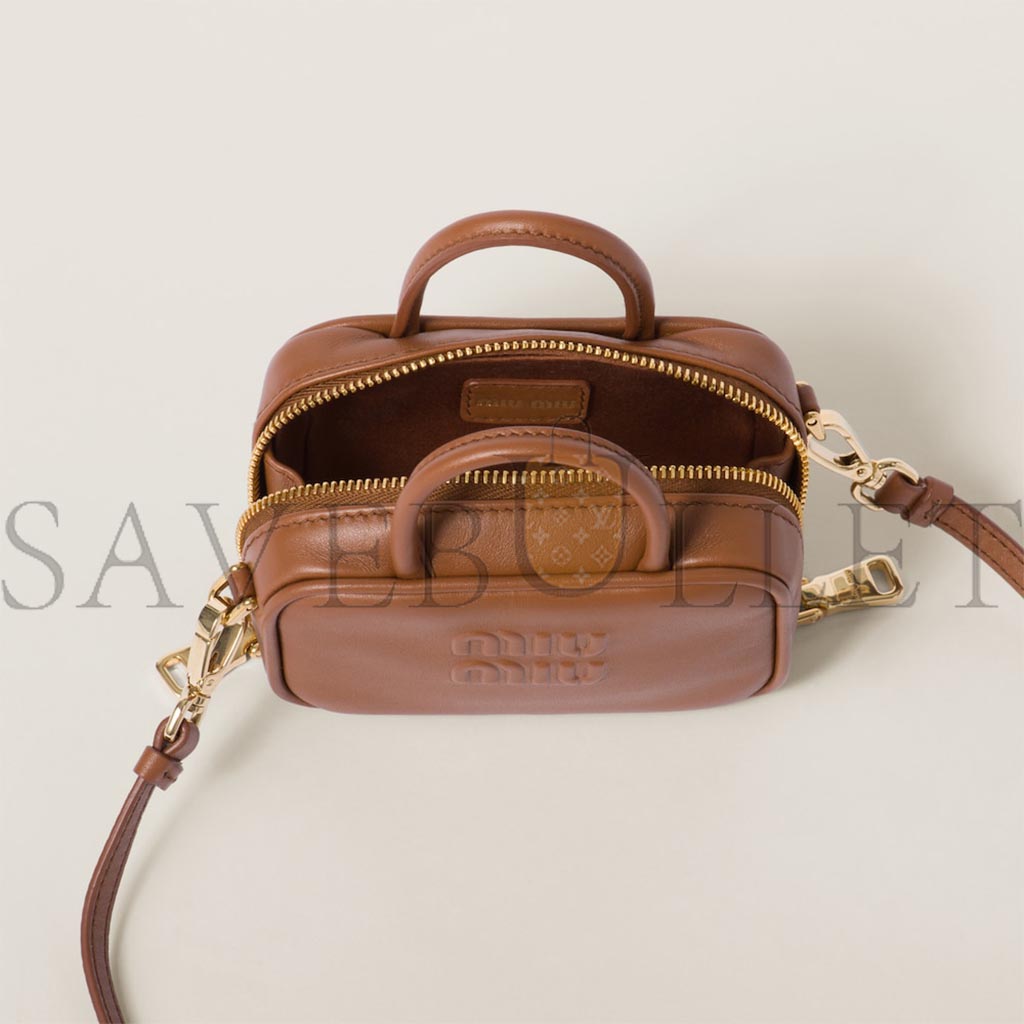 MIU MIU LEATHER MICRO BAG 5NR020 (10.5*4cm)